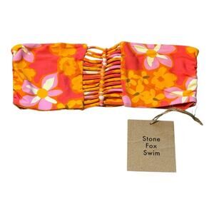 NEW Stone Fox Swim Women’s Medium‎ Inez Bikini Top Lei Lei NWT